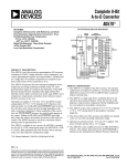 AD570* Complete 8-Bit A-to-D Converter