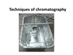Techniques of chromatography