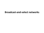 Broadcast-and-select networks