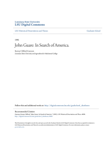 John Guare: In Search of America.