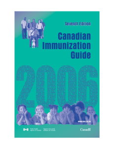 Canadian Immunization Guide