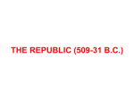 the republic (509-31 bc)