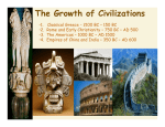 The Growth of Civilizations - Phillipsburg School District