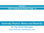 Flux of an Electric Field - Erwin Sitompul