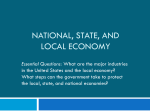 State and local economy