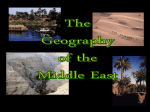 Essential Questions: Geography of the Middle East