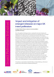 Impact and mitigation of emergent diseases on major UK
