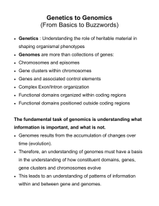 Genetics to Genomics (From Basics to Buzzwords)