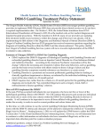 the DSM-5 Policy Statement