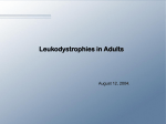 Adult-onset Leukodystrophies PowerPoint