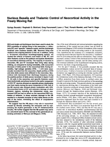 Nucleus Basalis and Thalamic Control of Neocortical Activity in the