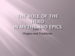 The Role of an Epic Hero ppt File