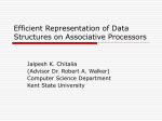 Efficient Associative SIMD Processing for Non