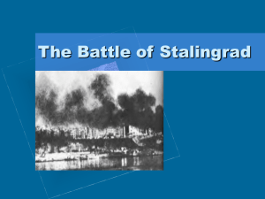 The Battle of Stalingrad