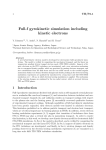 Full-f gyrokinetic simulation including kinetic electrons