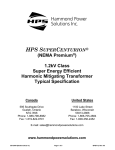 1.2kV Class Super Energy Efficient Harmonic Mitigating Transformer