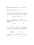 Definition of the state in dynamic programming