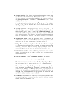 1 # Aliquot function. The aliquot function s takes a number greater