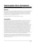 Suprascapular Nerve Entrapment - Markham Ontario Chiropractor