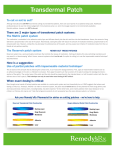 Transdermal Patch - Remedy`s Specialty Pharmacy