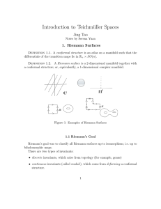 Introduction to Teichmüller Spaces