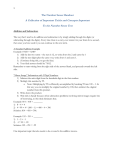 The Number Sense Handout A Collection of Important Tricks and