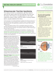 Vitreomacular Traction Syndrome - The American Society of Retina