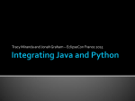 Integrating Java and Python