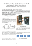 One Solution for Step-Up DC-DC Converter Based Power Supply for