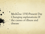 Medicine 1350-Present Day