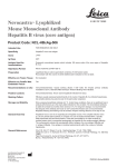 NovocastraTM Lyophilized Mouse Monoclonal