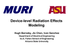 Device-level Radiation Effects Modeling