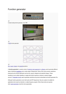 A DDS function generator