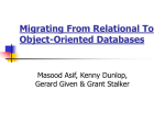 Migrating From Relational To Object