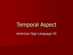 Temporal Aspect