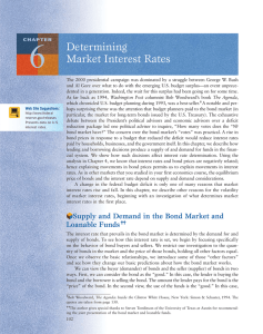 Determining Market Interest Rates