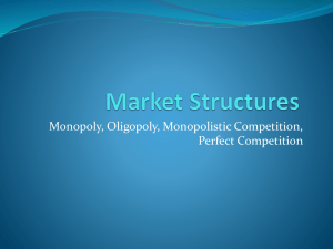 Market Structures