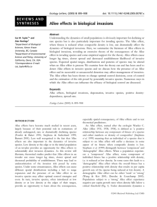 Allee effects in biological invasions