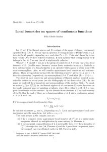 Local isometries on spaces of continuous functions