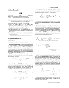 Lithium Bromide Original Commentary