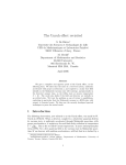 The Unruh effect revisited - Department of Mathematics and Statistics