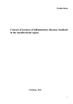 Courses of lectures of inflammatory diseases, localized in the