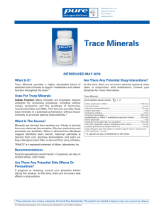 Trace Minerals - Pure Encapsulations