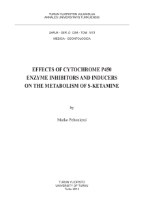 effects of cytochrome p450 enzyme inhibitors and inducers