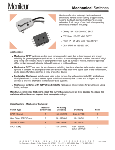 Mechanical Switches