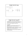 Single Current Loop E Single Current Loop II