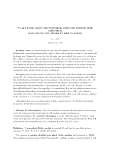 Grothendieck Rings for Categories of Torsion Free Modules