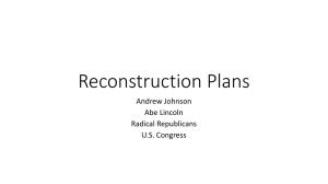 Reconstruction Plans P.P.T.