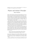 Physics and Leibnizhs Principles - General Guide To Personal and