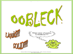 Oobleck Experiment